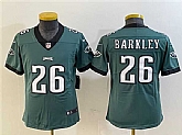 Youth Philadelphia Eagles #26 Saquon Barkley Green Vapor Untouchable Limited Stitched Jersey,baseball caps,new era cap wholesale,wholesale hats